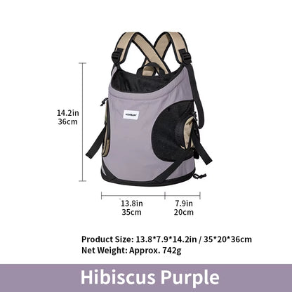 Pet Front Carry Chest Backpack – Stylish, Secure & Super Comfortable for Outdoor Adventures